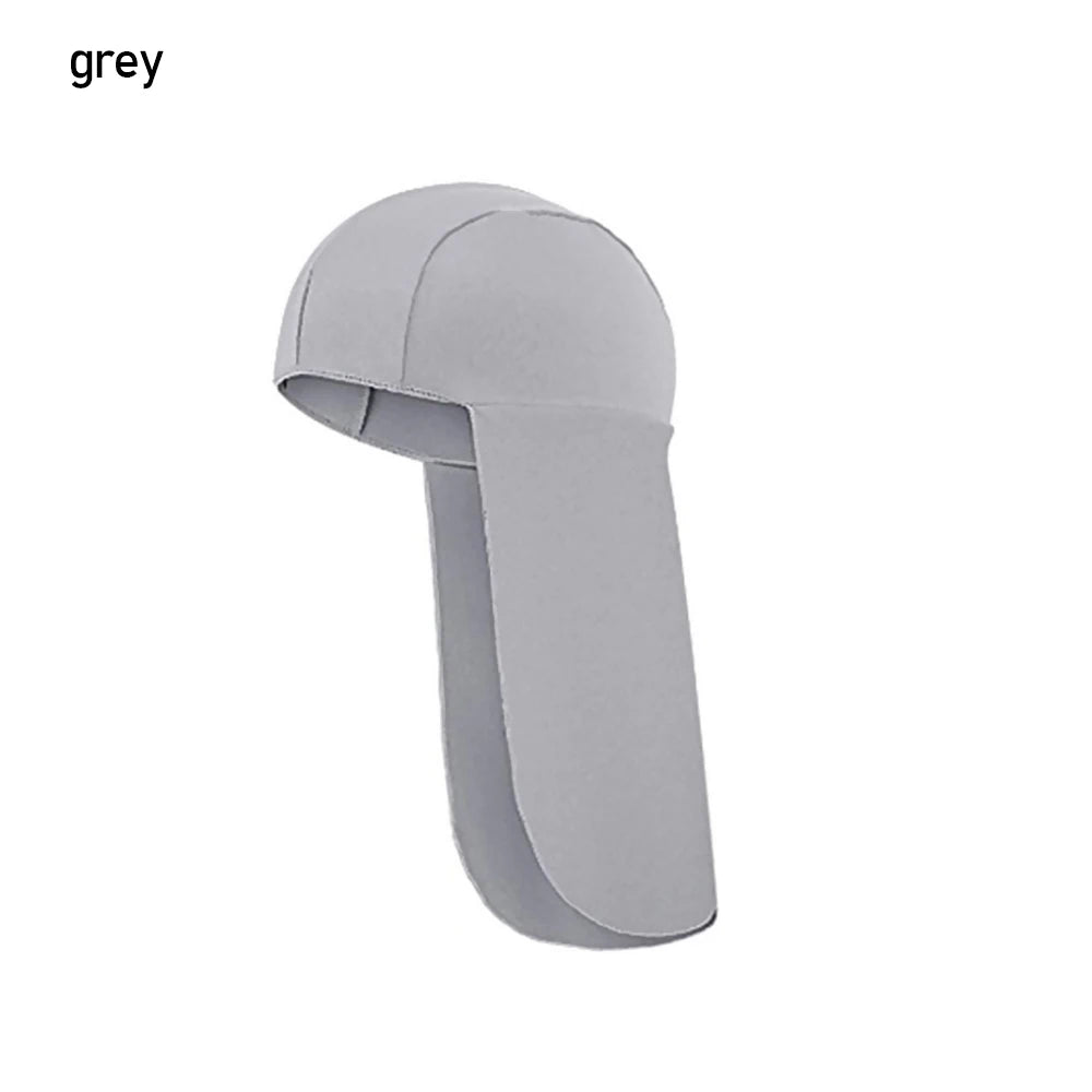 Black Polyester Cooling Cap Sun Shade Hat