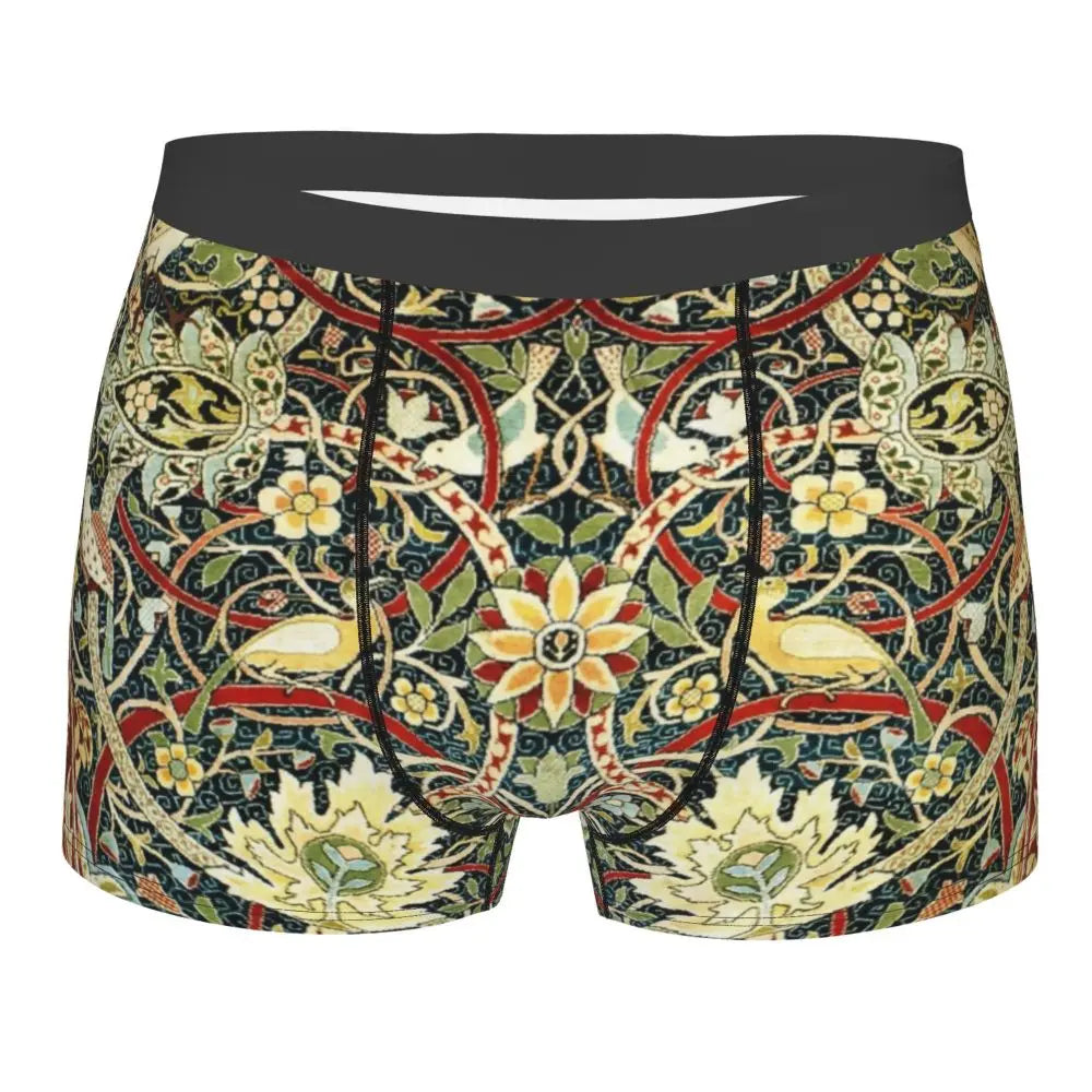 Breathable Cotton Polyester Boxer Shorts for Men