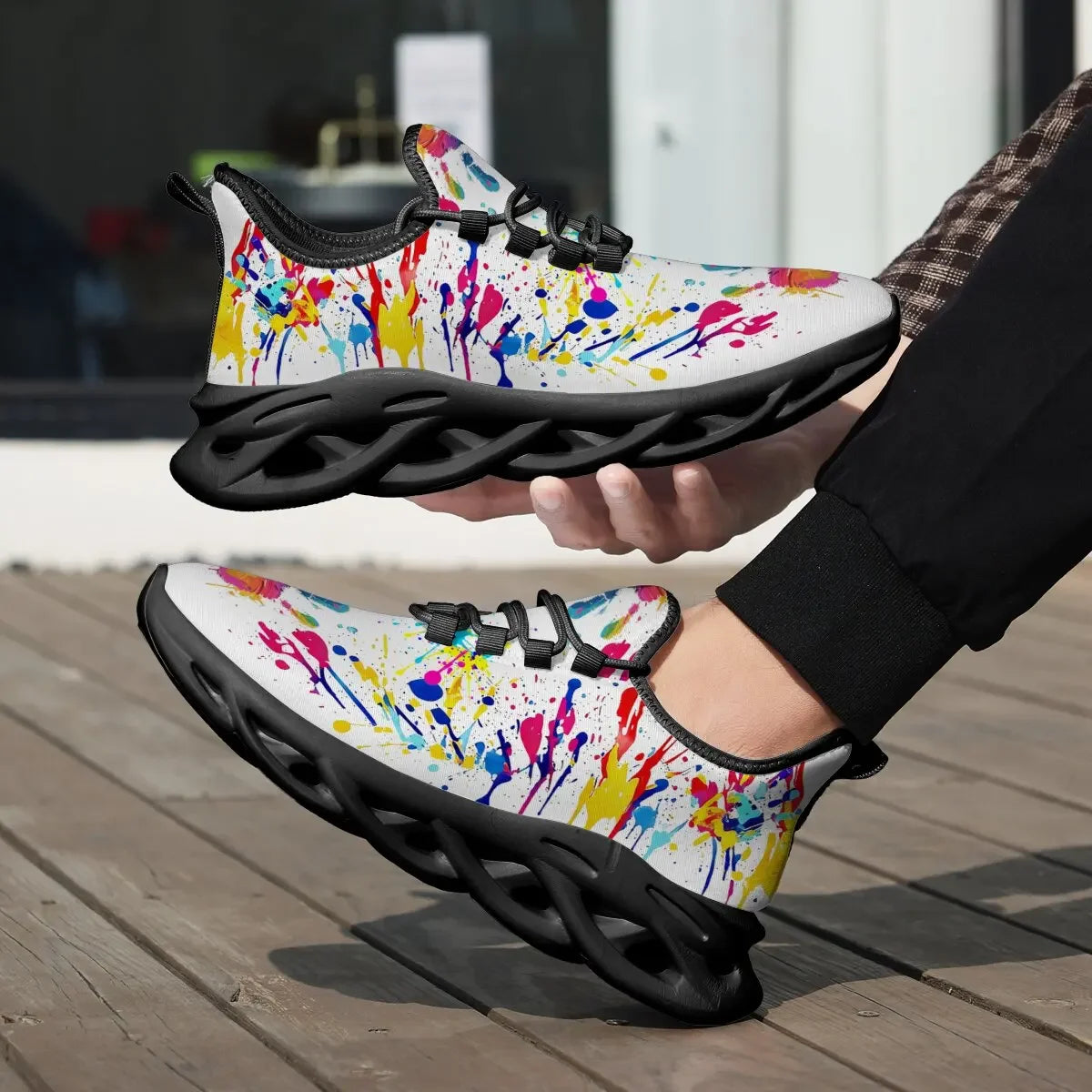 Men's Air Mesh Sports Sneakers for Running and Gym