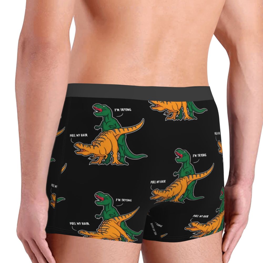 Boxer Shorts T-Rex Man's Underwear Polyester