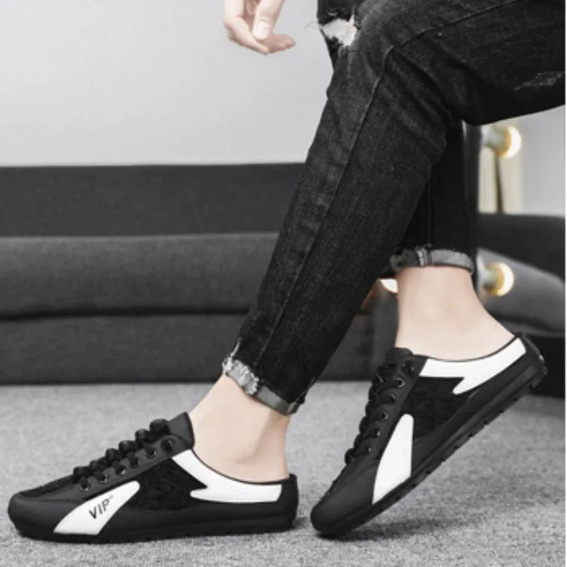 Breathable Half Slippers Lightweight Men's Sneakers