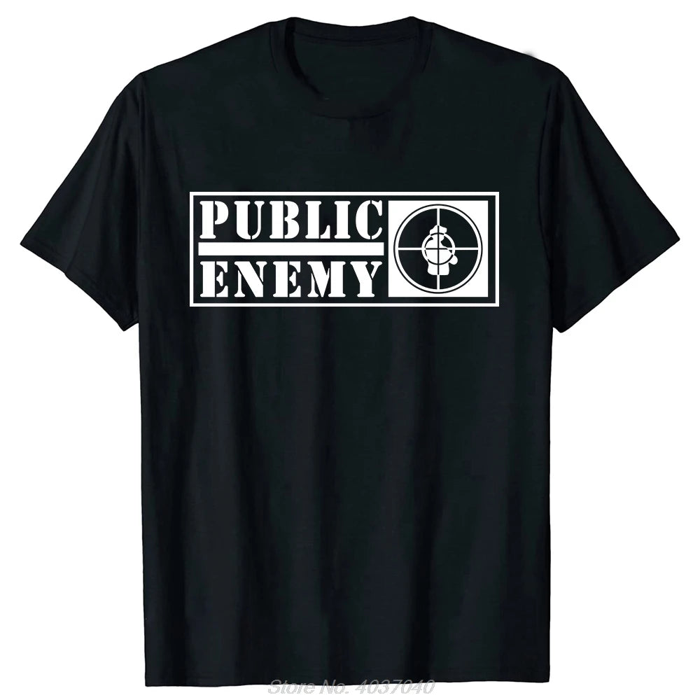Public Enemy Cotton T-Shirt for Men