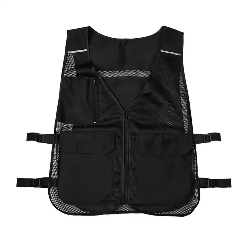 Ice Cooling Vest 60x49cm Breathable Mesh Utility Jacket