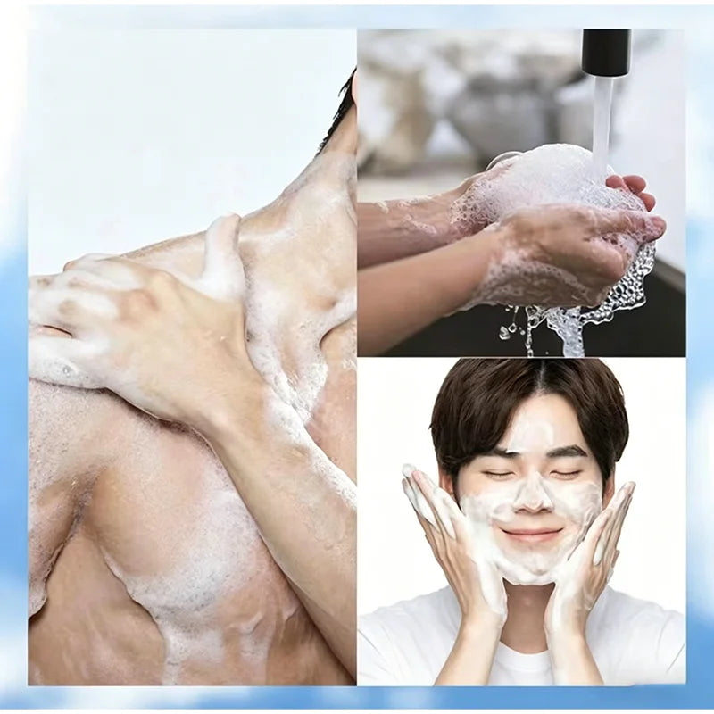 Men's Dual Color Cologne Soap Bar for Daily Use