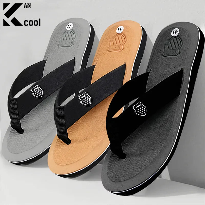 Men's Summer Beach Flip Flops Casual EVA Slippers