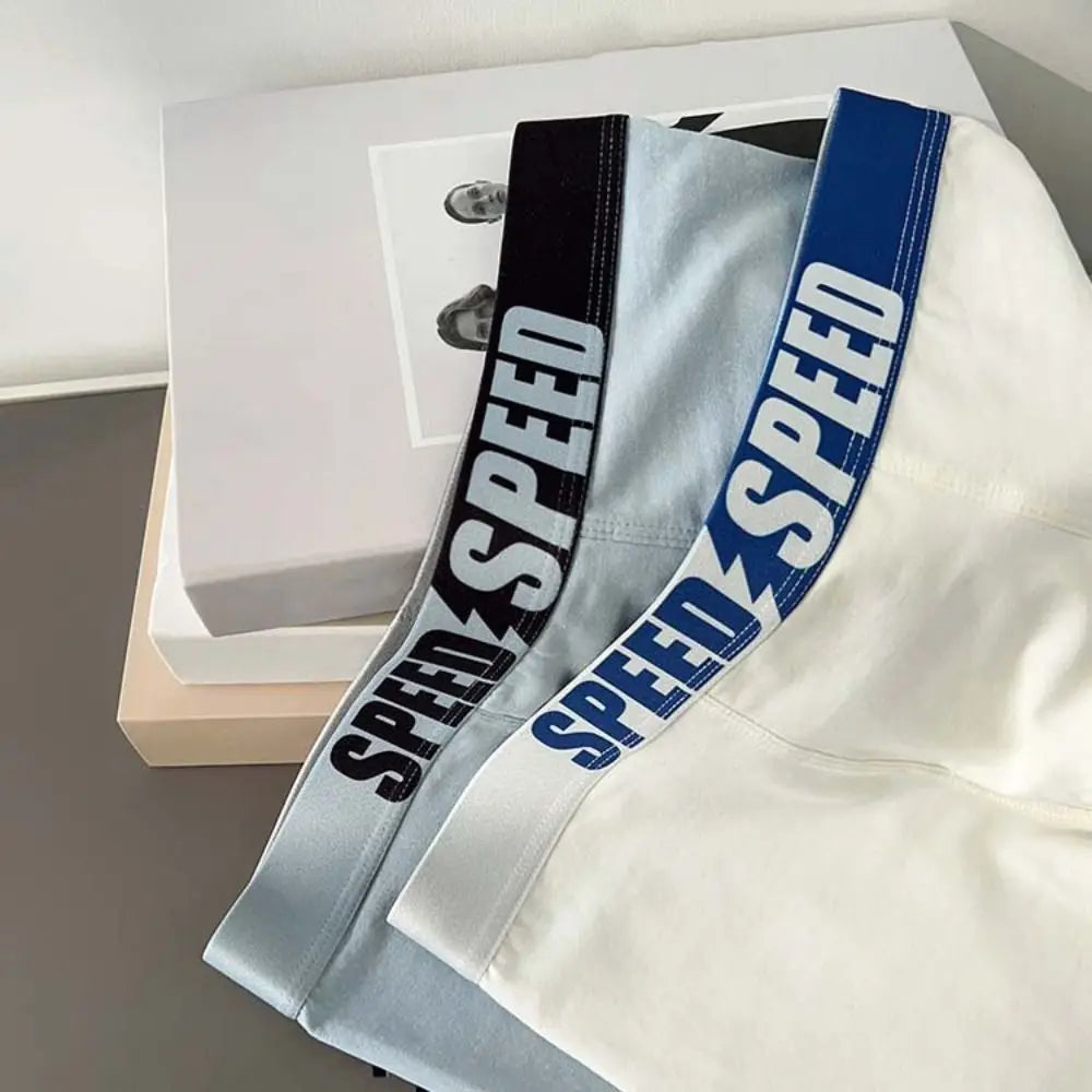 Plus Size Men's Boxer Briefs 3PCS Cotton