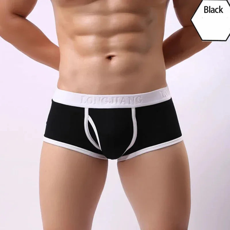 Men's Cotton Boxer Shorts Comfortable Breathable Underwear