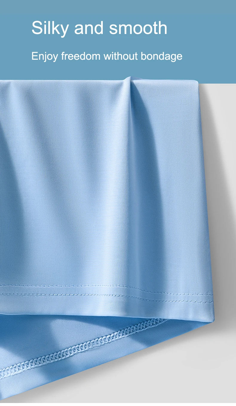 Men's Ice Silk Boxer Shorts L-6XL