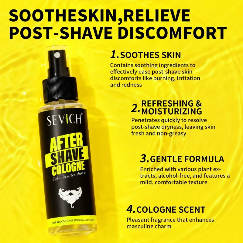 Men Shaving Gel 100ml Non-irritating Beard Care