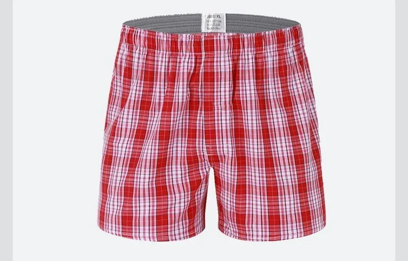 Cotton Classic Checkered Boxer Shorts by FARDLY