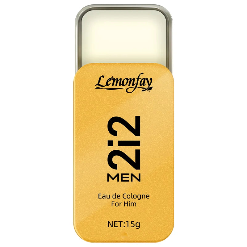 Lemonfay 2i2 Men Solid Perfume Balm 15g Alcohol Free