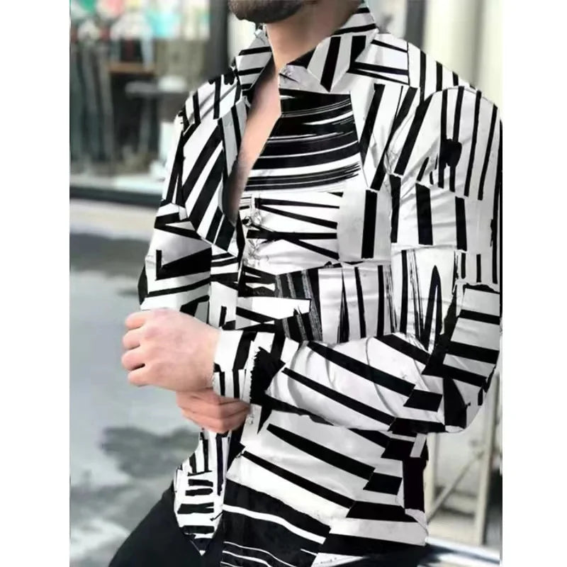 Men's Tops Lapel Shirt Casual Comfortable Evening Fashion Trend Retro Classic Style Spring Summer 2023