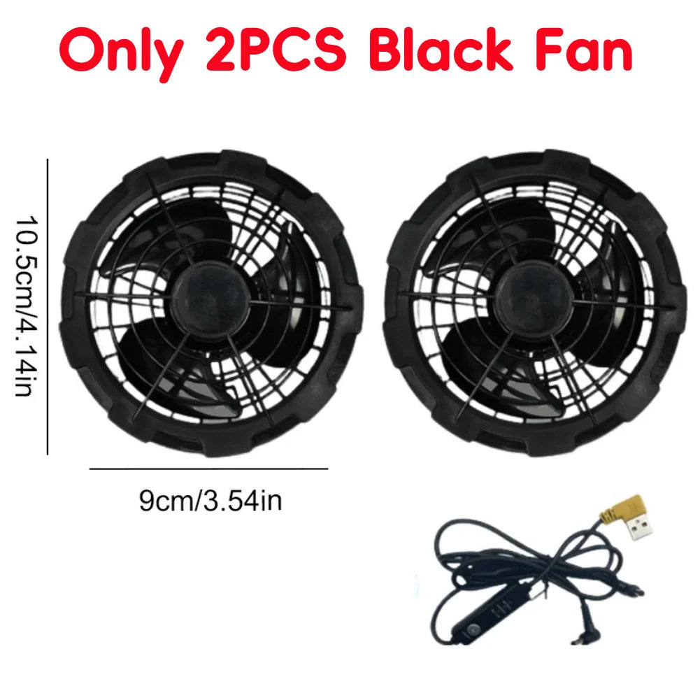 Cooling Vest Breathable Polyester Fan Vest for Hot Weather