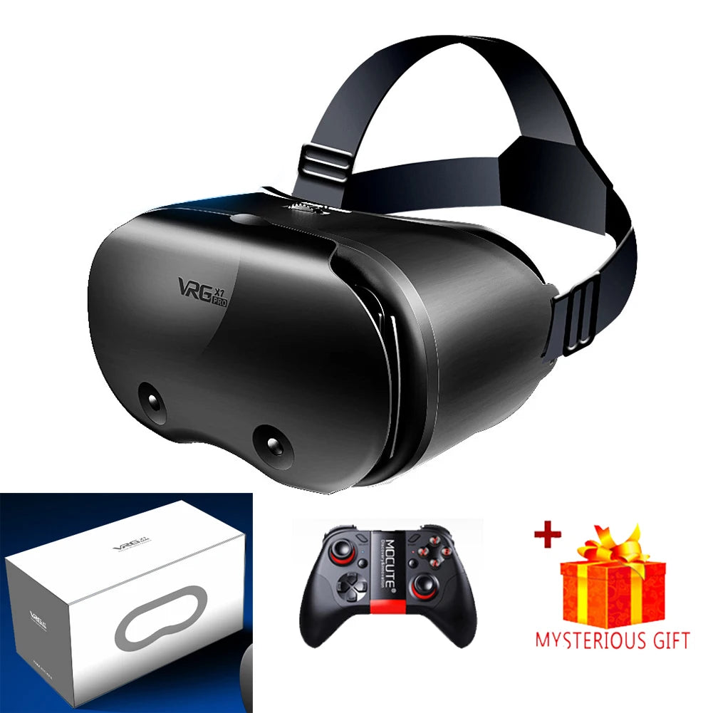 AyeBeau VR Glasses For iPhone Android Smartphone Cell Mobile Phone Helmet Headset