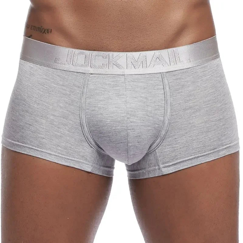 Mens Modal Boxer Shorts with Elastic Waist