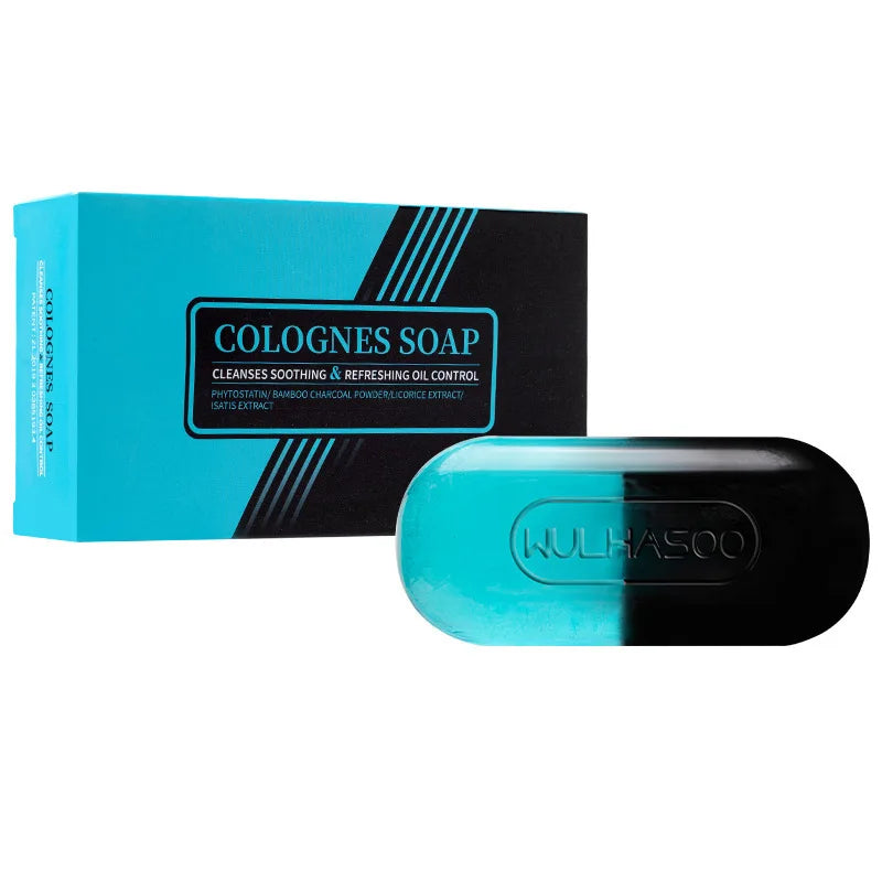 Men's Dual Color Cologne Soap Bar for Daily Use