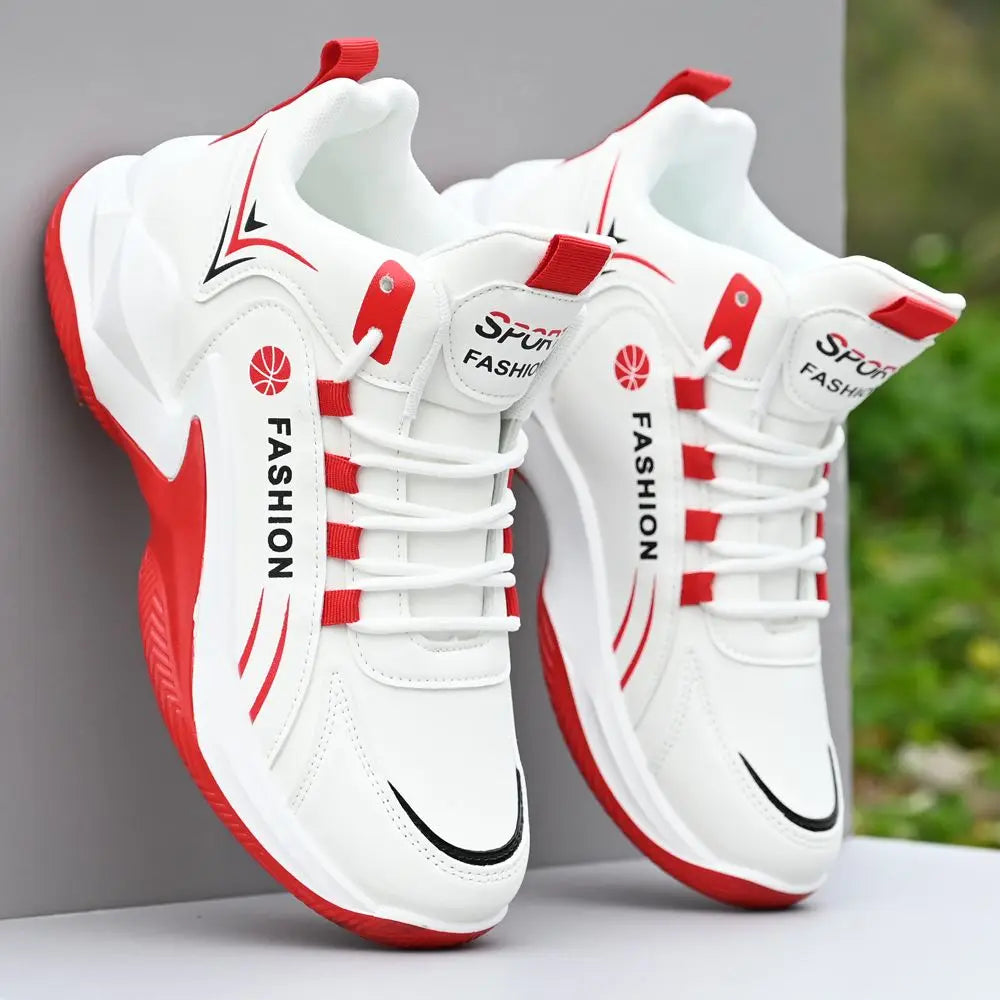 Men's High-Top Basketball Sneakers Breathable Sport Shoes