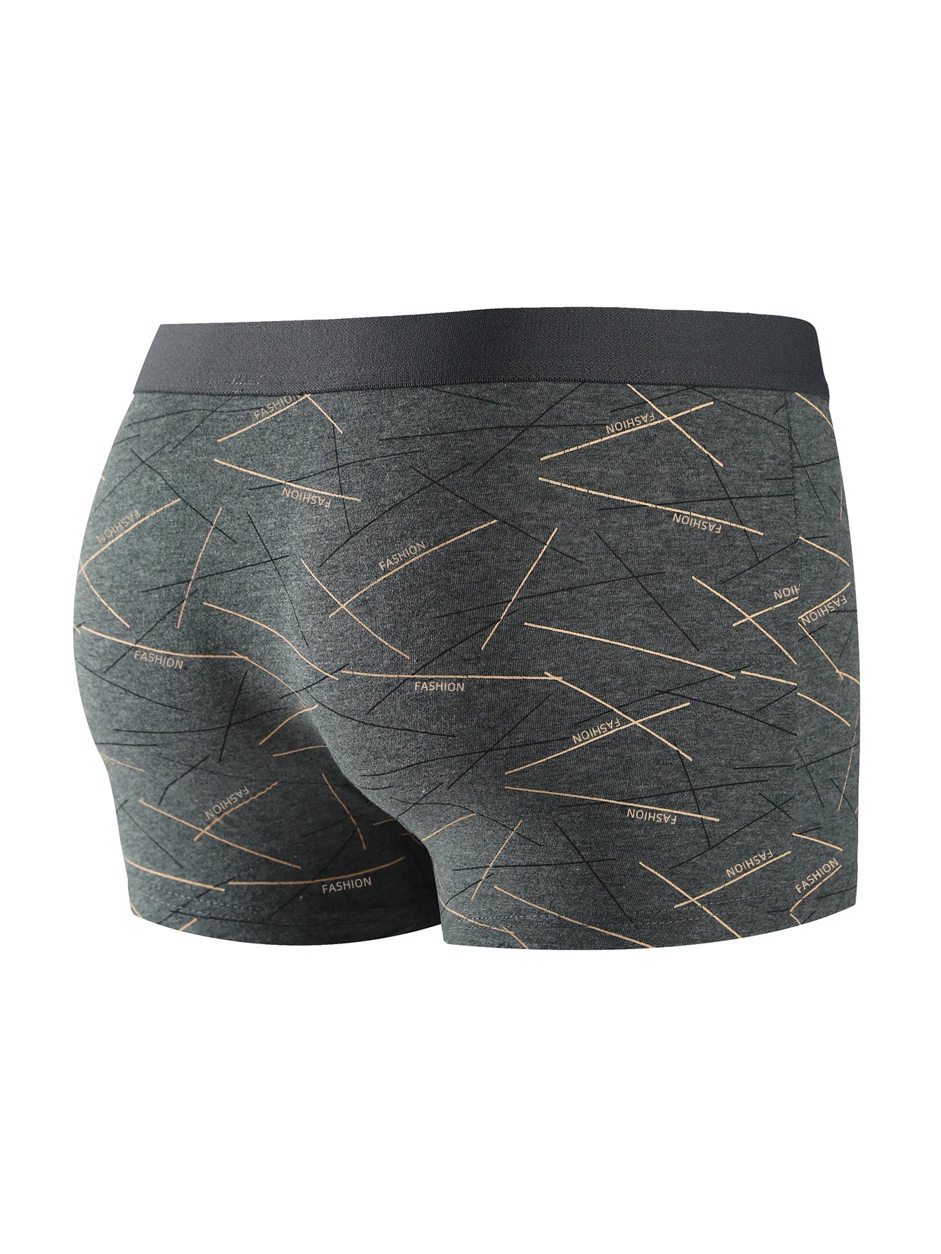 Men's Boxer Shorts, 4pcs Soft Polyester Elastane Set