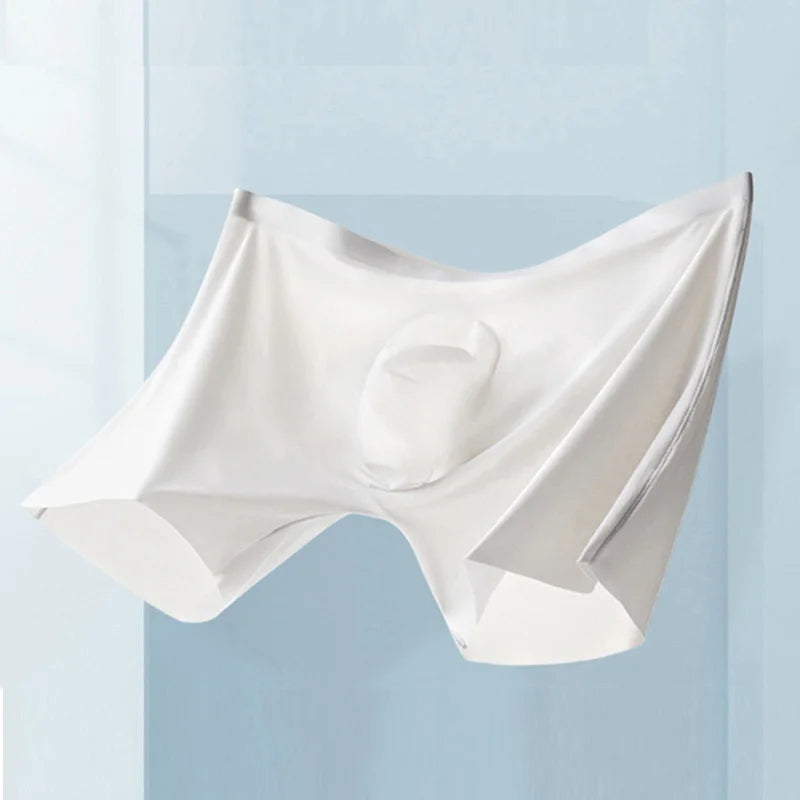 Men's Boxer Shorts Thin Breathable Soft Solid Color