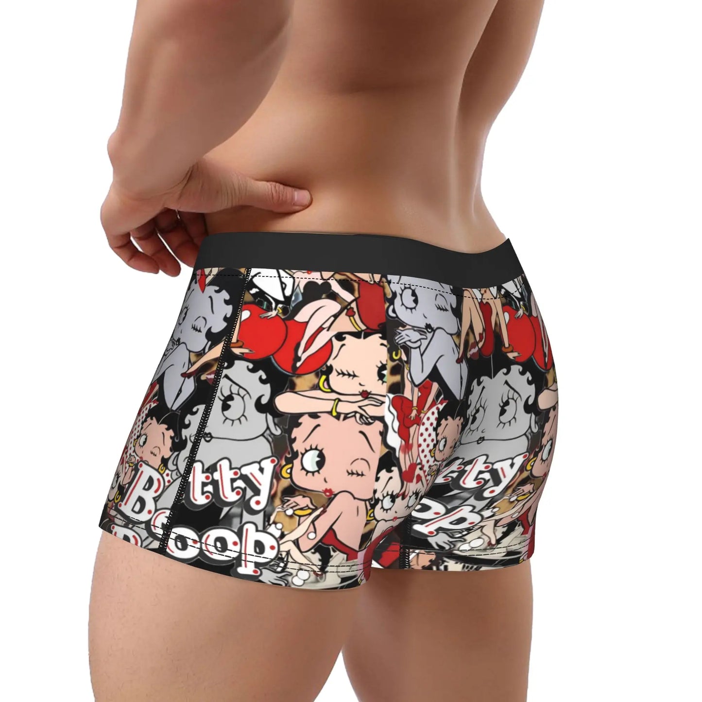 Men's Cartoon Boops Boxer Shorts Underwear
