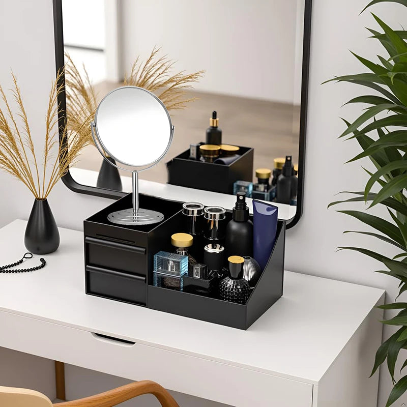 Cologne Organizer Bathroom Countertop With Drawers