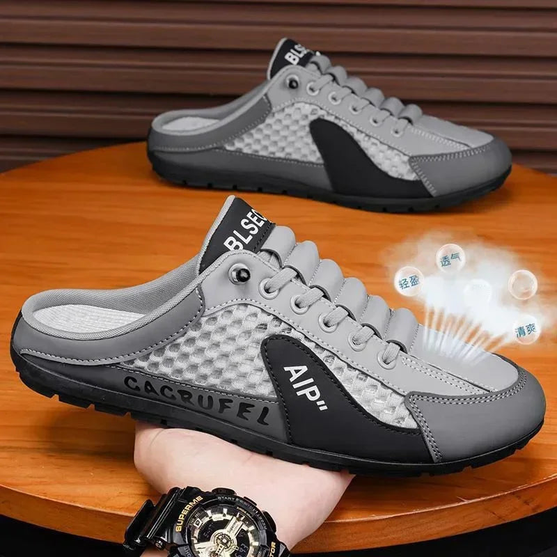 Men's Summer Slip-On Loafers with Breathable Air Mesh