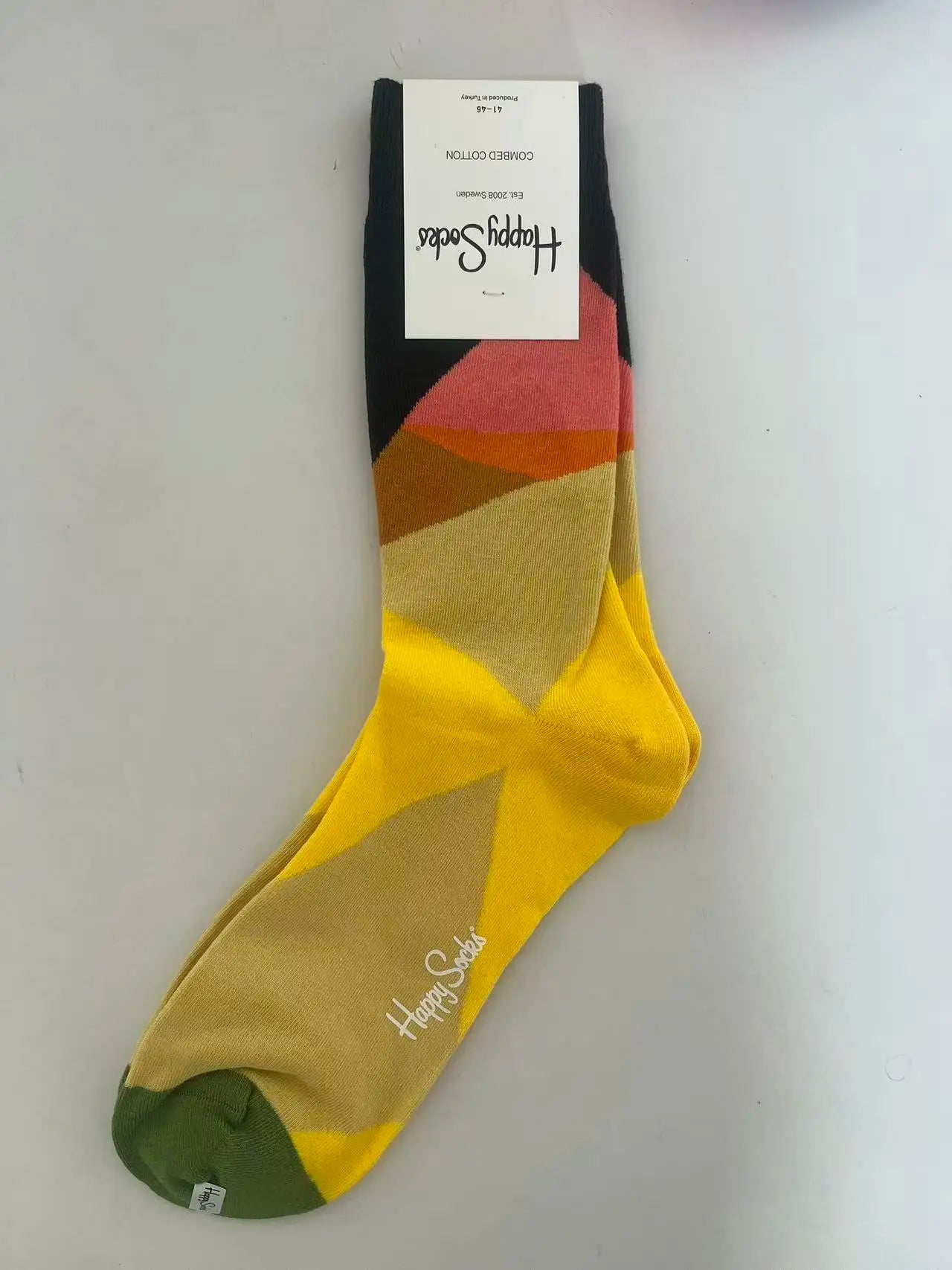 Men's Graphic Print Fun Happy Socks Casual Crew Dress Socks 41-46