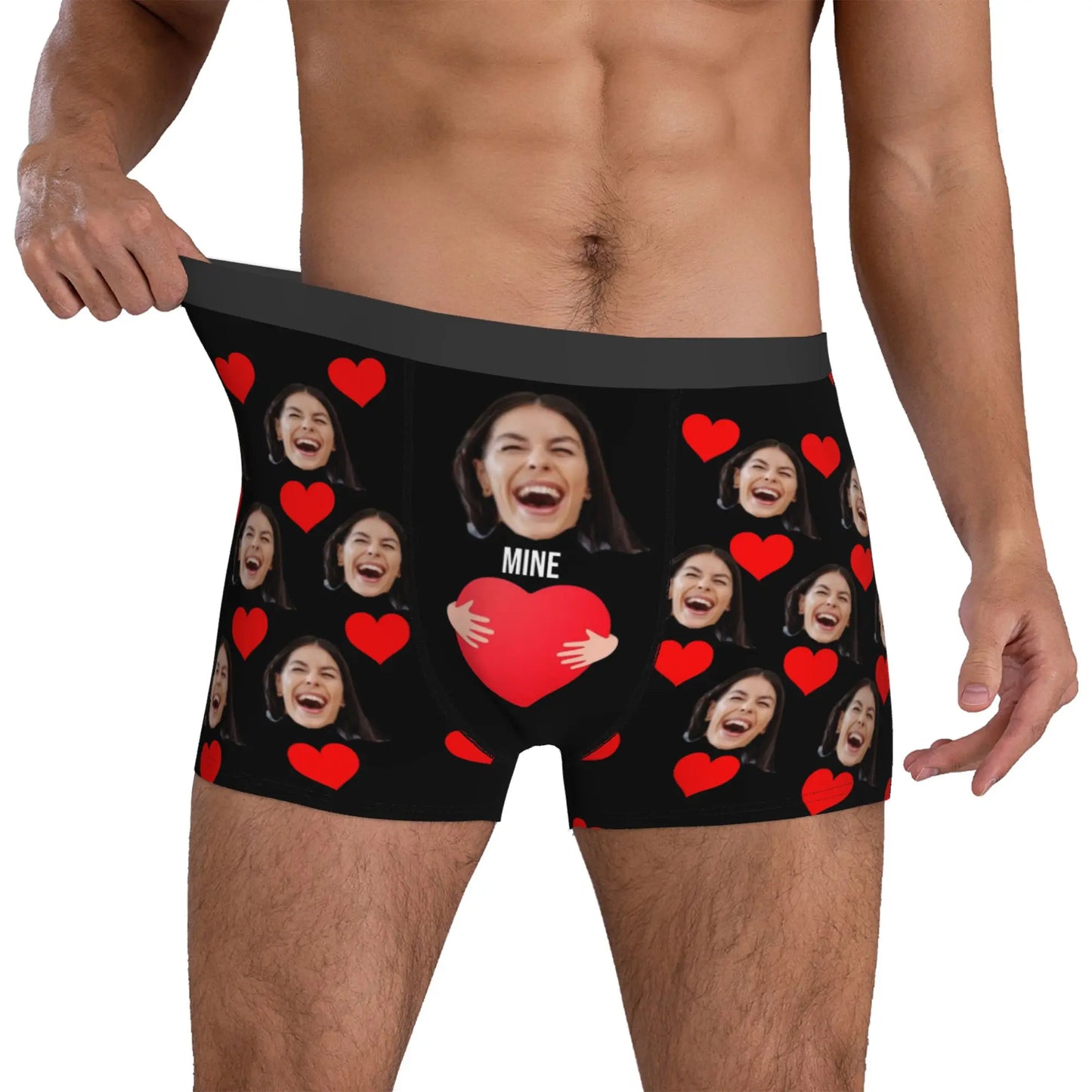 Personalized Underwear for Men Custom with Picture Underwear with Photo Personalized Boxers Face Boxer Father's Day Gift for Dad