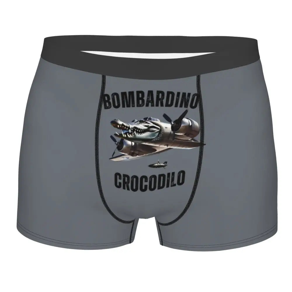 Men's Boxer Shorts Brr Brr Patapim Funny Italian Brainrot