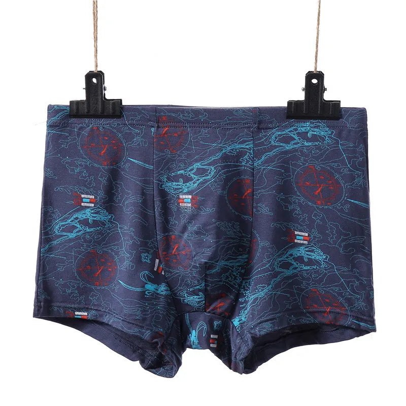 Men's Bamboo Fiber Boxer Shorts Plus Size 2XL-7XL