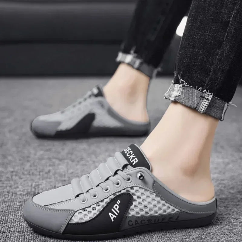 Men's Summer Slip-On Loafers with Breathable Air Mesh