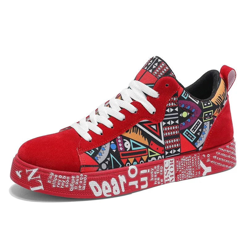 Men's Casual Sport Shoes Non Slip Lace-Up Sneakers