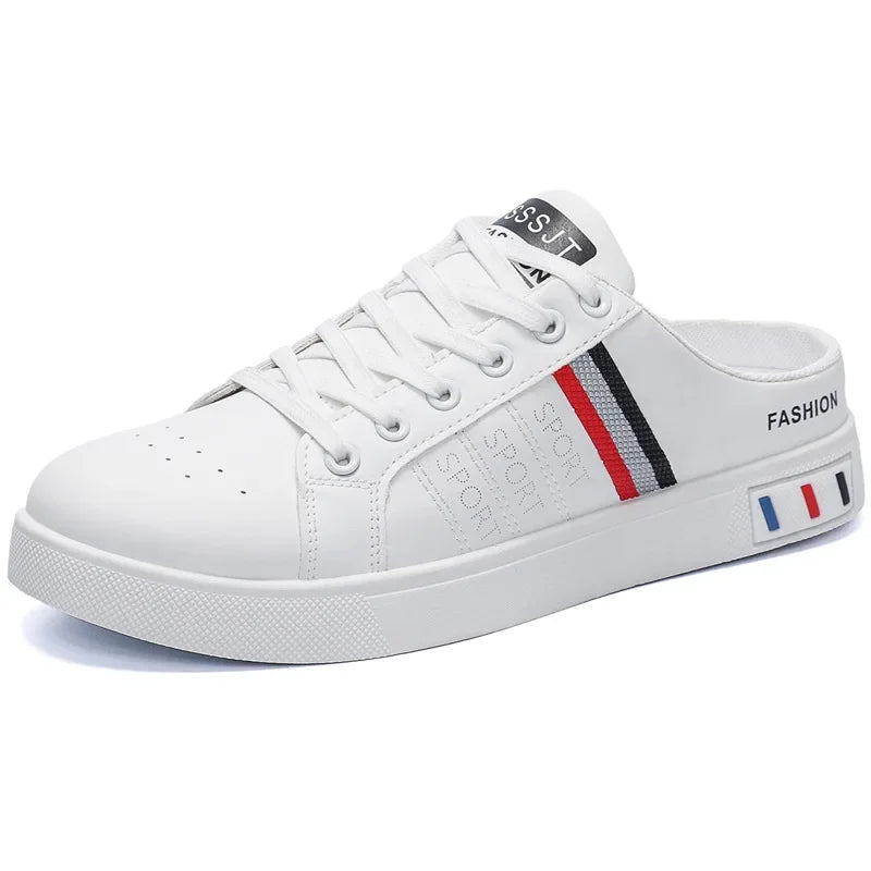 Summer Men Casual Shoes Comfortable Half Slippers Fashion Flat Sneakers