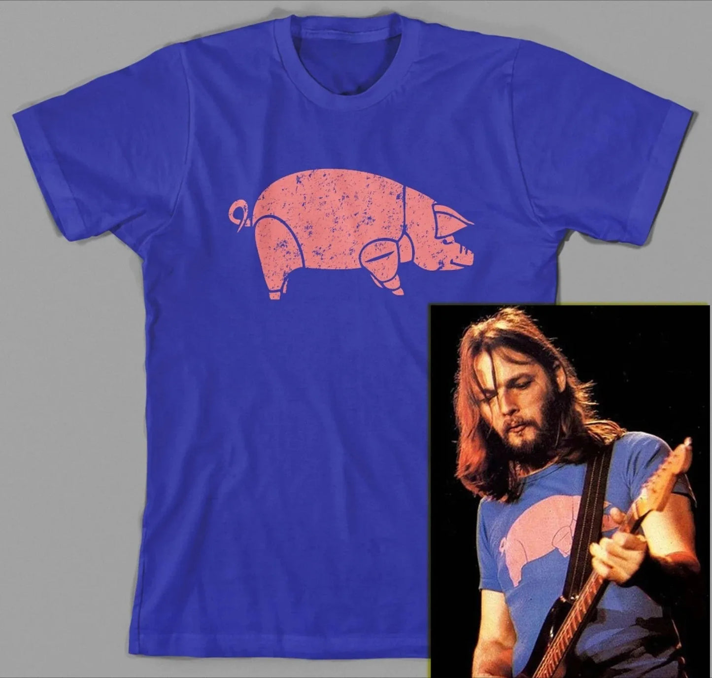 Pig Pink Floyd Animals T-Shirt Retro Y2K Style