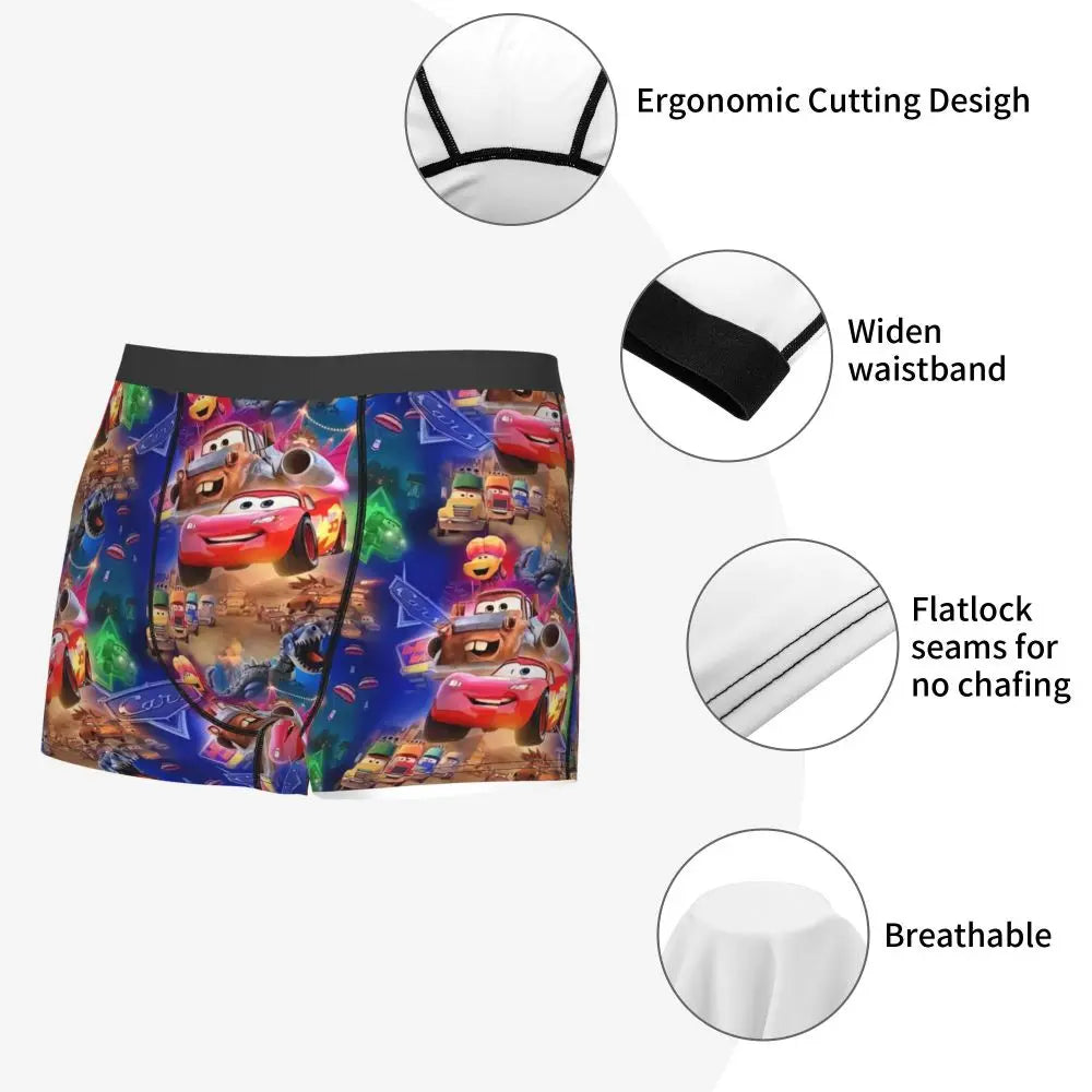 Lightning McQueen Cars Boxer Shorts for Men