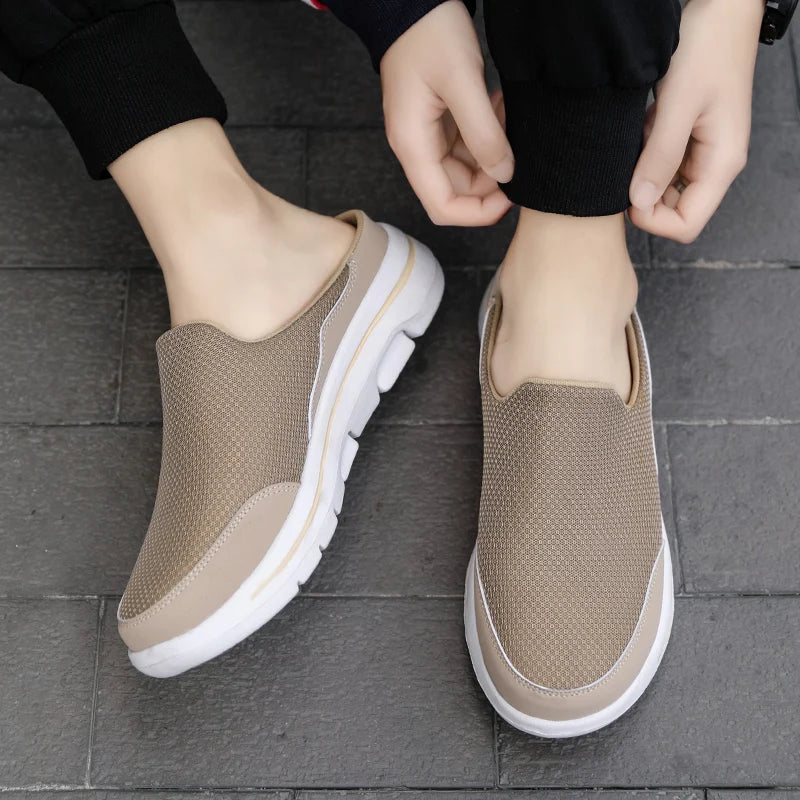 Men's Breathable Summer Slippers with Thick Bottom