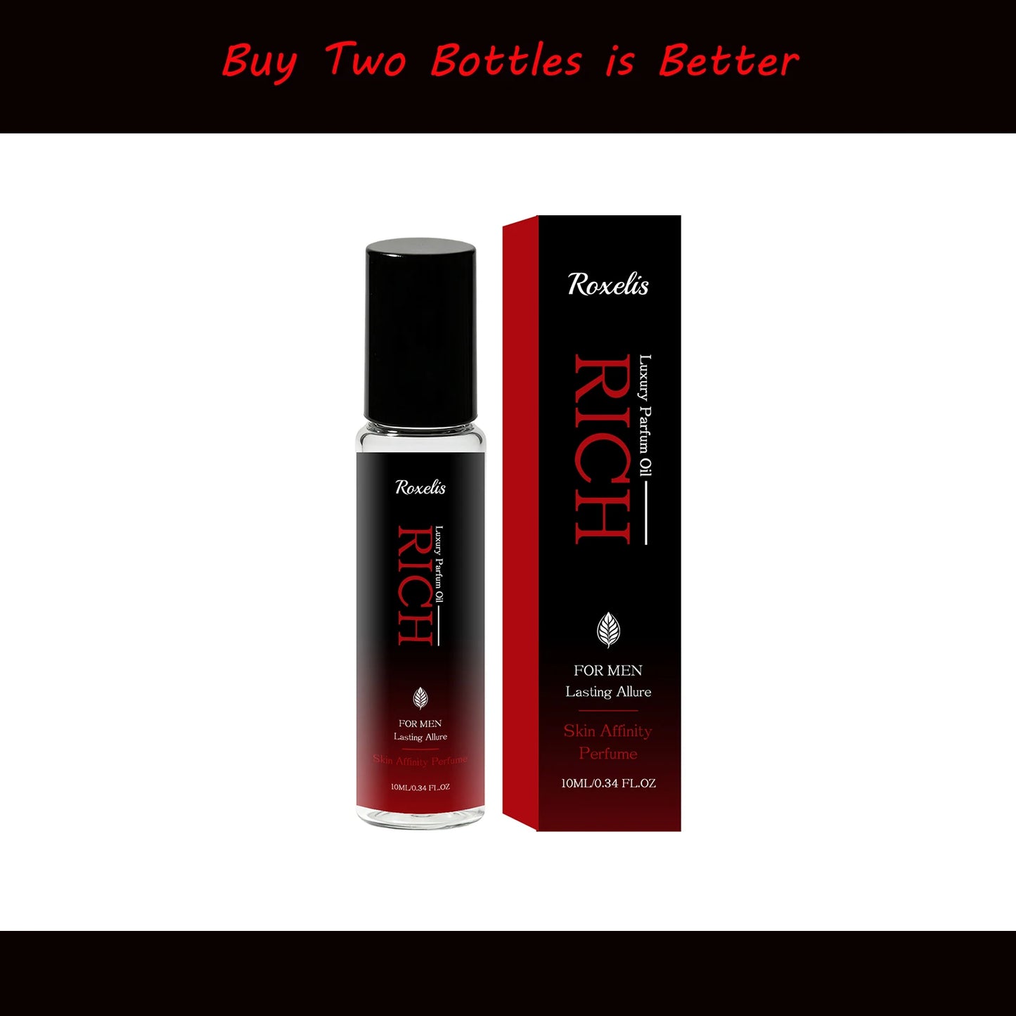 Roxelis 10ml Alcohol Free Glamour Cologne for Men