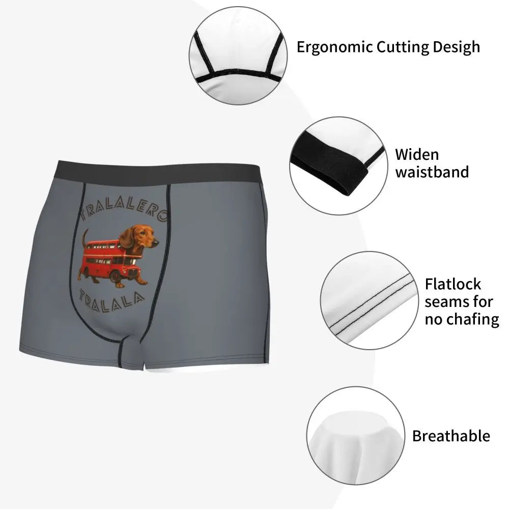 Men's Boxer Shorts Brr Brr Patapim Funny Italian Brainrot