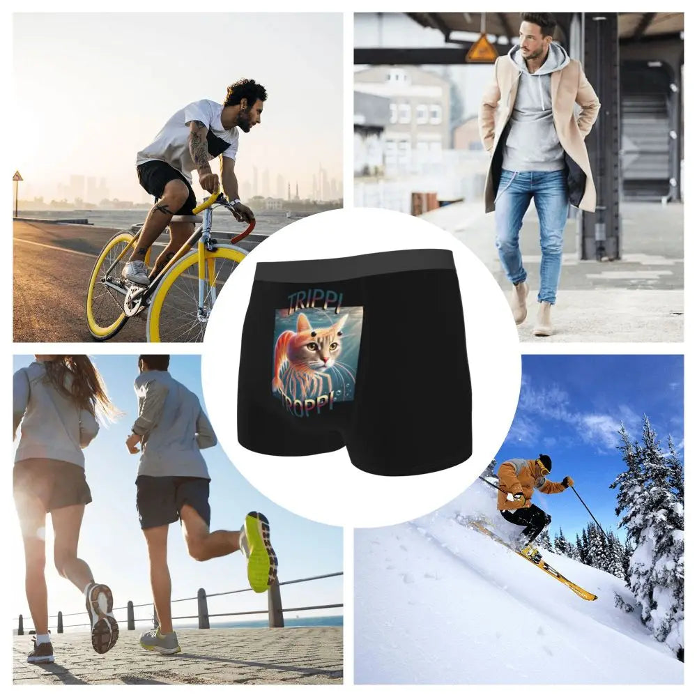 Men's Boxer Shorts Brr Brr Patapim Funny Italian Brainrot