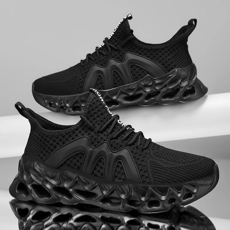 Men's Casual Sneakers Breathable Mesh Running Shoes