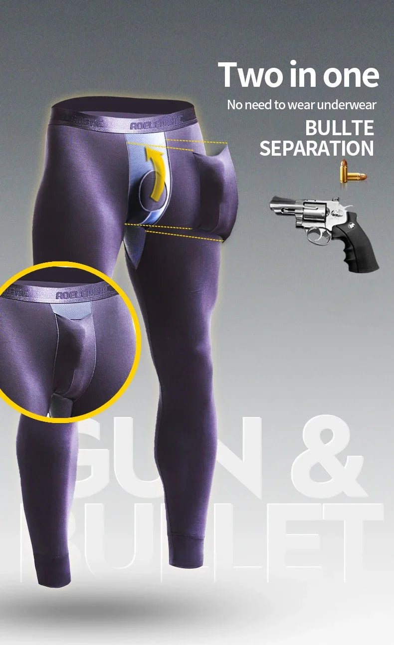 Long Johns Men's thin cotton underwear Leggings for 2026 +