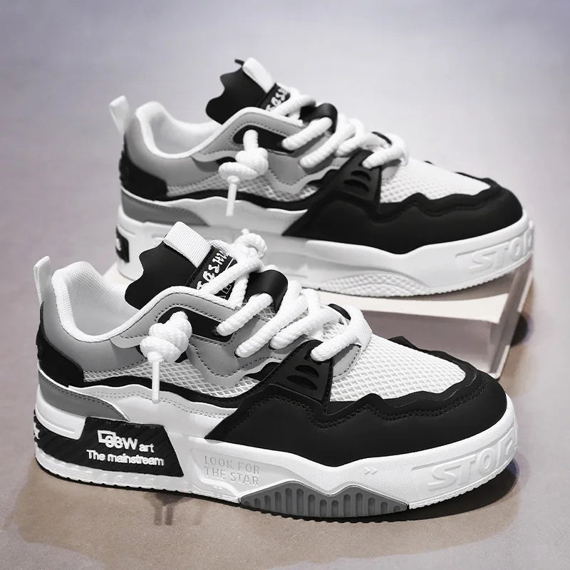 Men's Casual Shoes Soft Soled Lace-Up Sneakers
