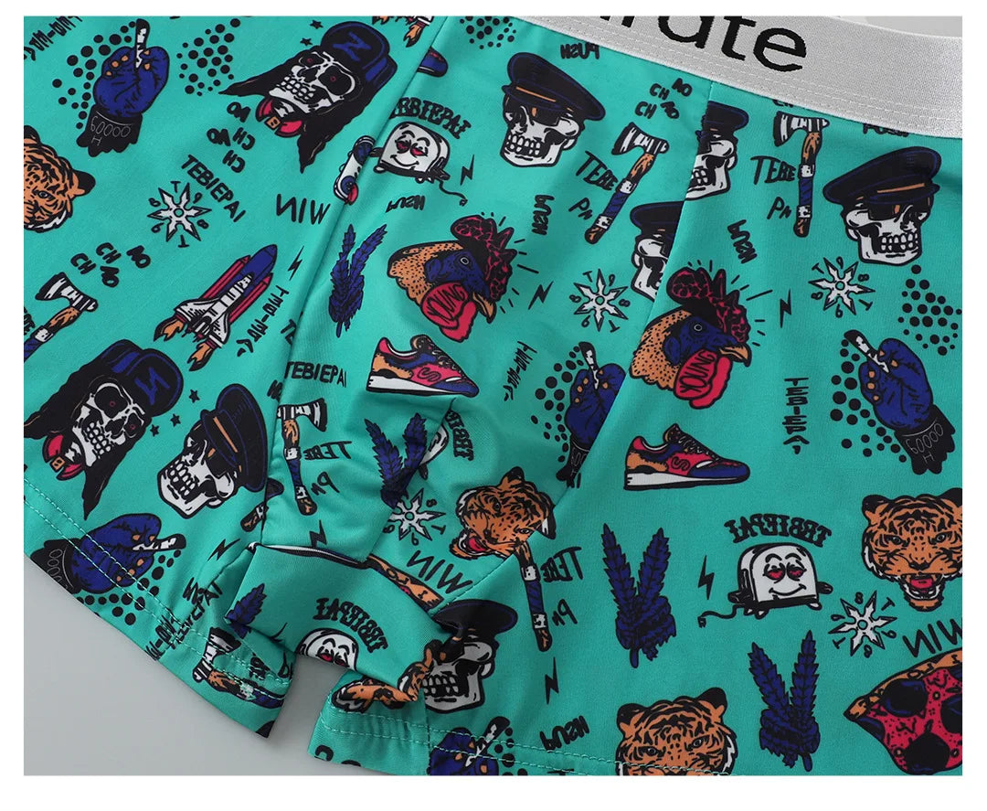 Men's Polyester Boxer Shorts Underwear