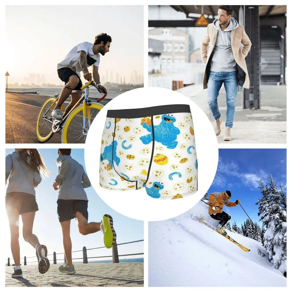 Cookie Monster Boxer Shorts by MINISO