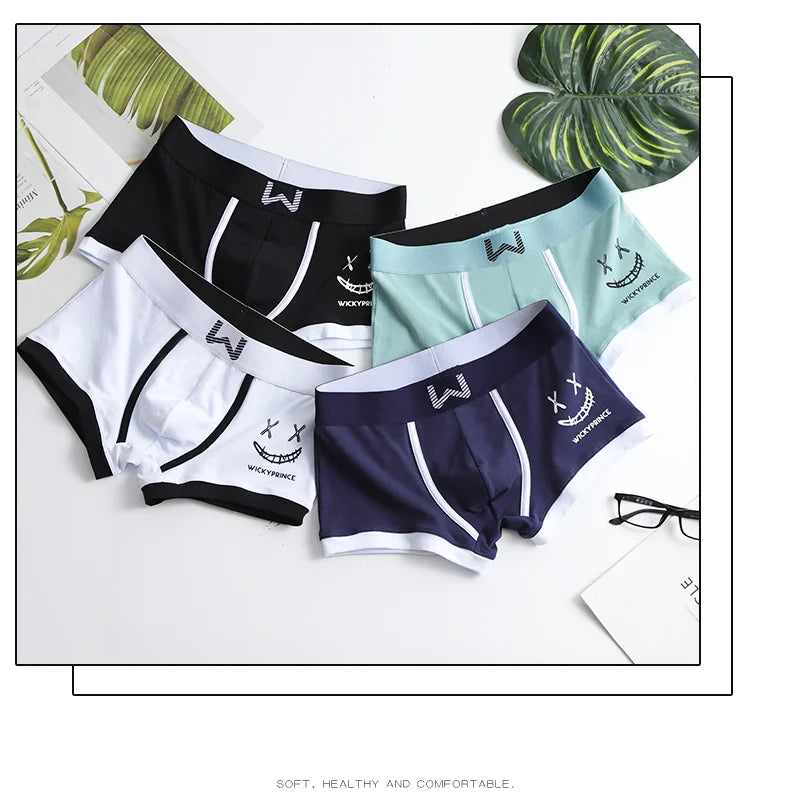 Men's Cotton Boxer Shorts 3pcs Set