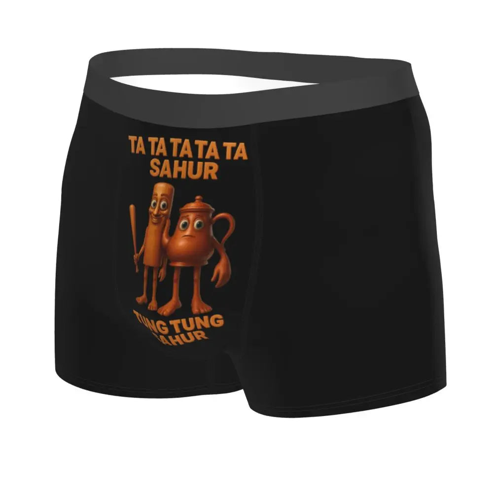 Men's Boxer Shorts Brr Brr Patapim Funny Italian Brainrot