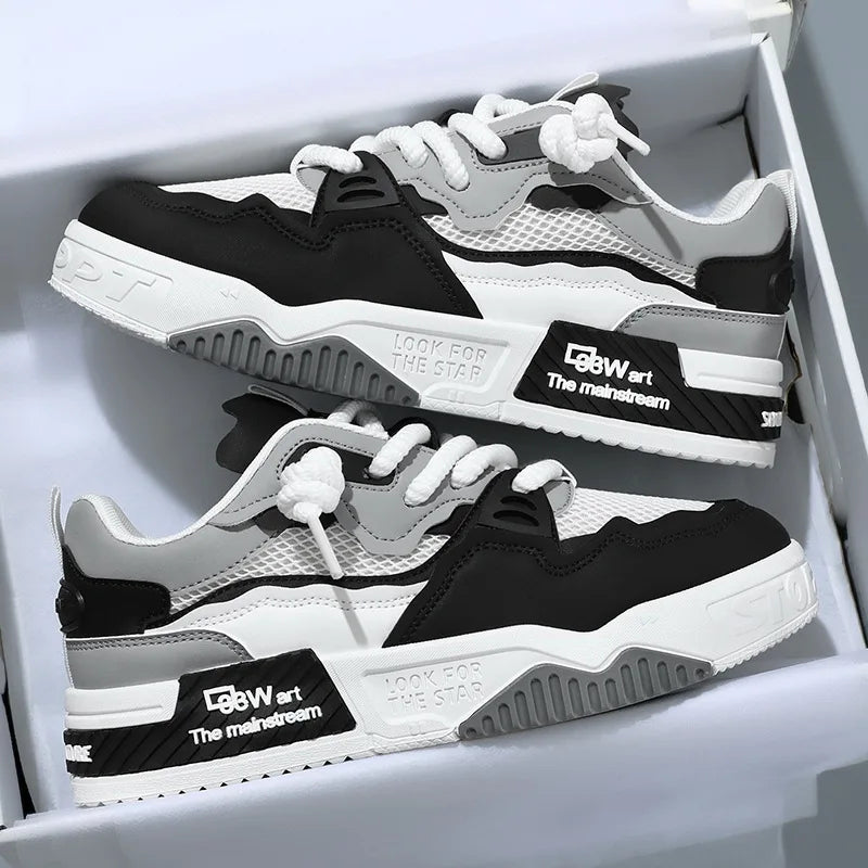 Men's Casual Shoes Soft Soled Lace-Up Sneakers