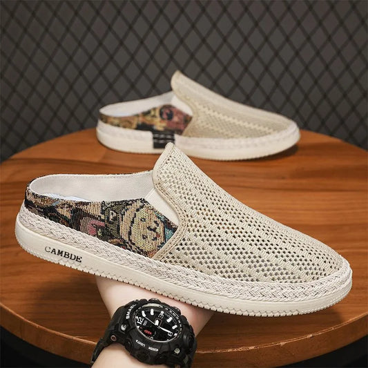 Men's Breathable Mesh Slip-On Casual Shoes