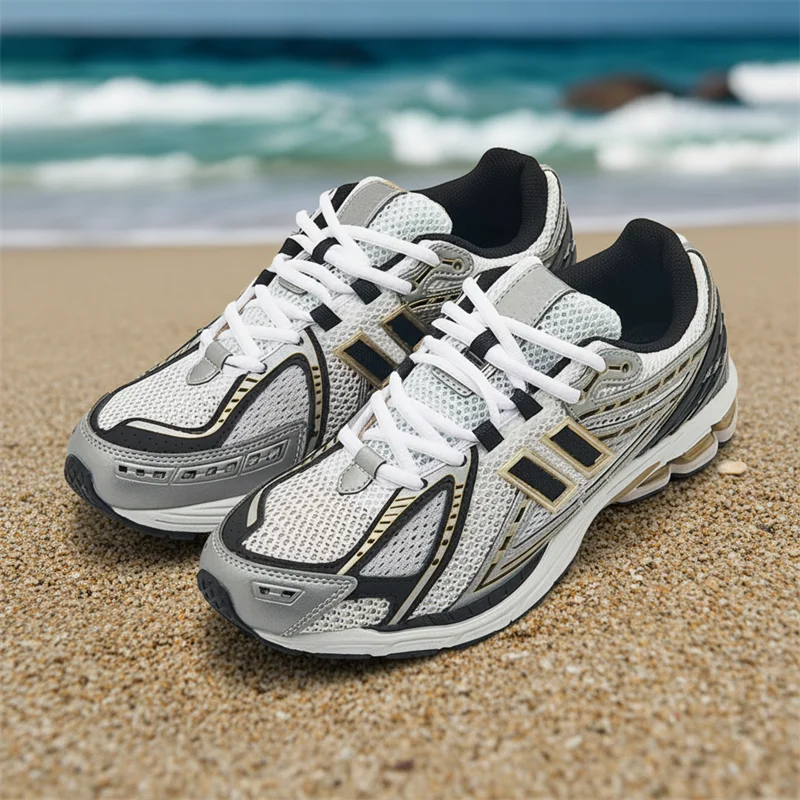 Women's Leather Lace-Up Sports Shoes for Spring and Autumn
