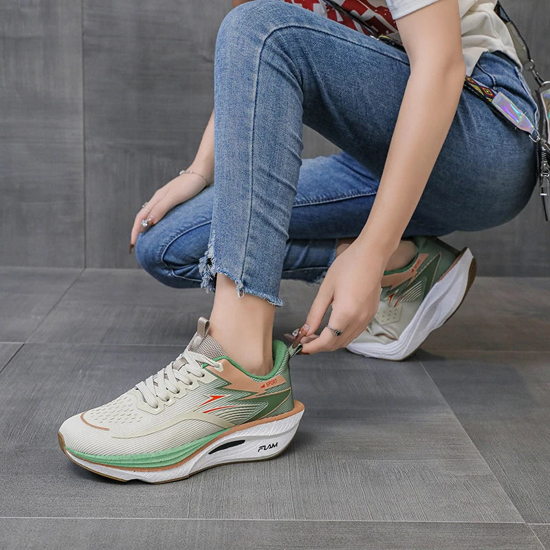 Men's Casual Lace-Up Sneakers with Air Mesh Upper